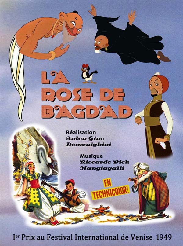affiche du film La rose de Bagdad
