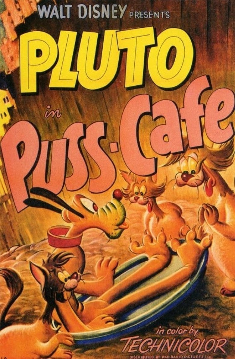 affiche du film Pluto n'aime pas les chats