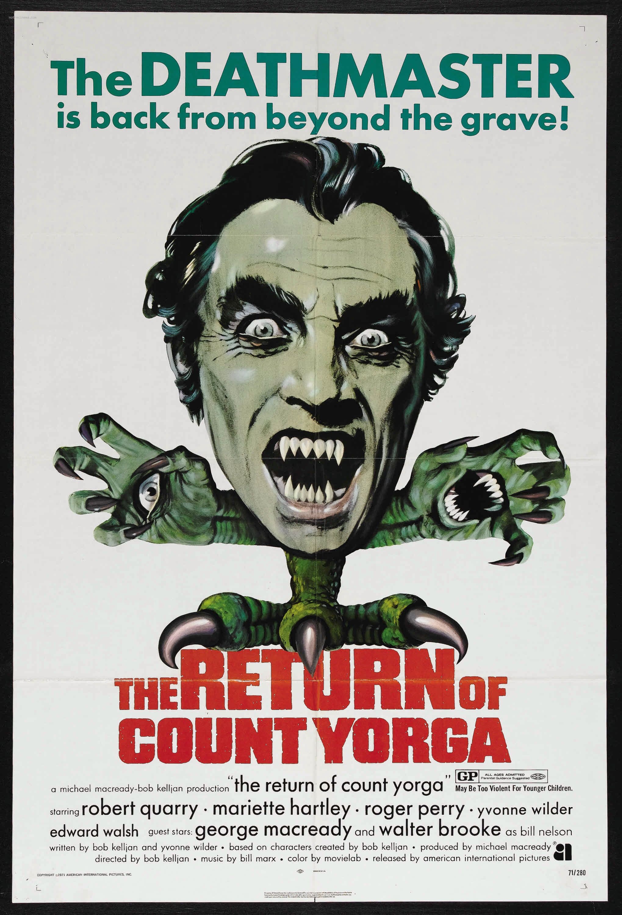 affiche du film The Return Of Count Yorga