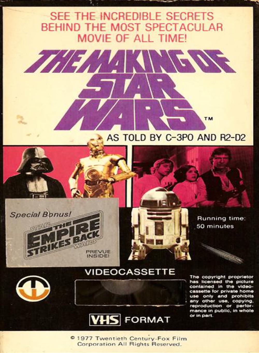 affiche du film The Making of Star Wars