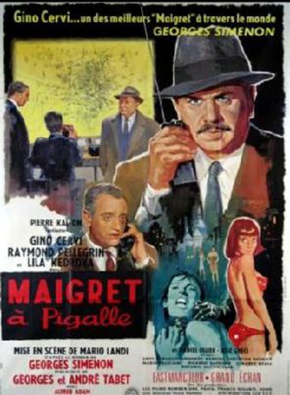 affiche du film Maigret à Pigalle