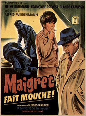 affiche du film Maigret fait mouche