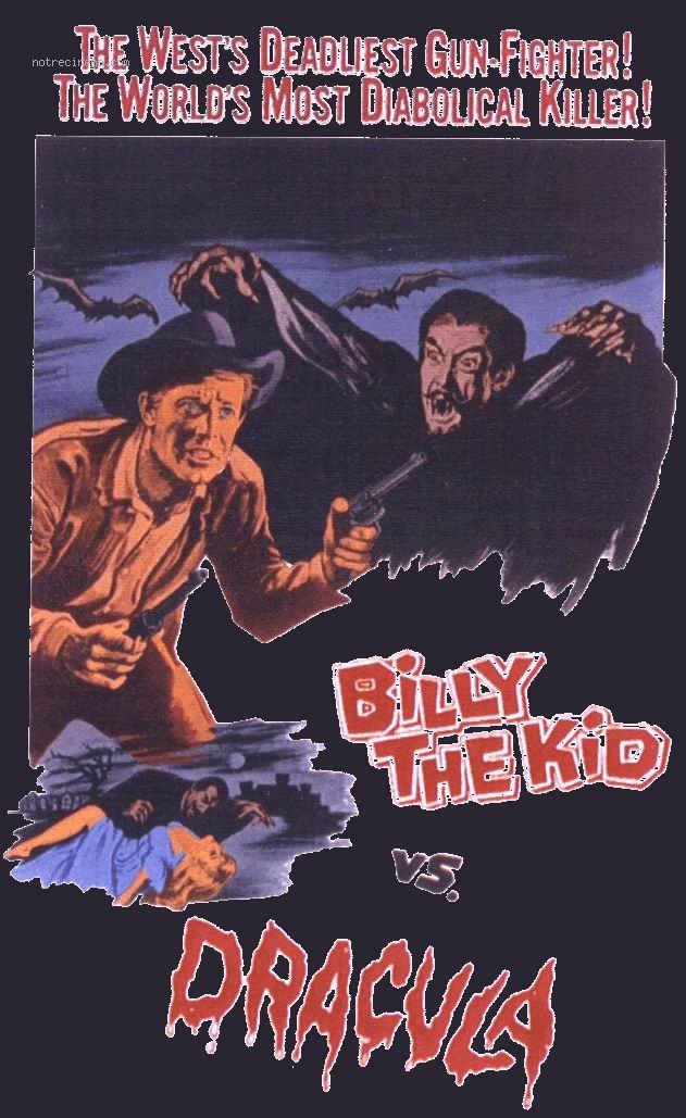 affiche du film Billy the kid vs. Dracula
