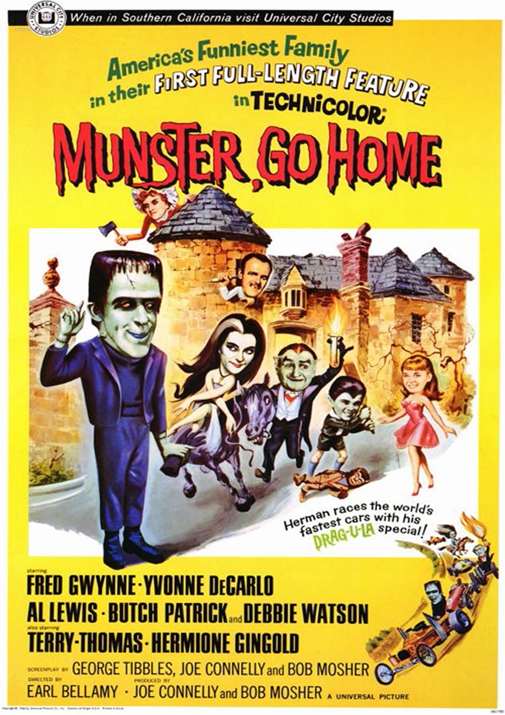 affiche du film Munster, Go Home!