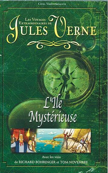 affiche du film Les Voyages Extraordinaires de Jules Verne: L'île mystérieuse