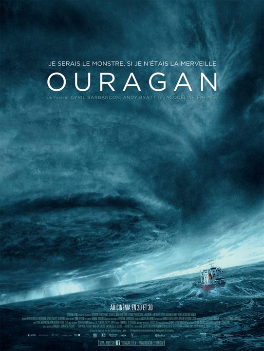affiche du film Ouragan, l'odyssée d'un vent