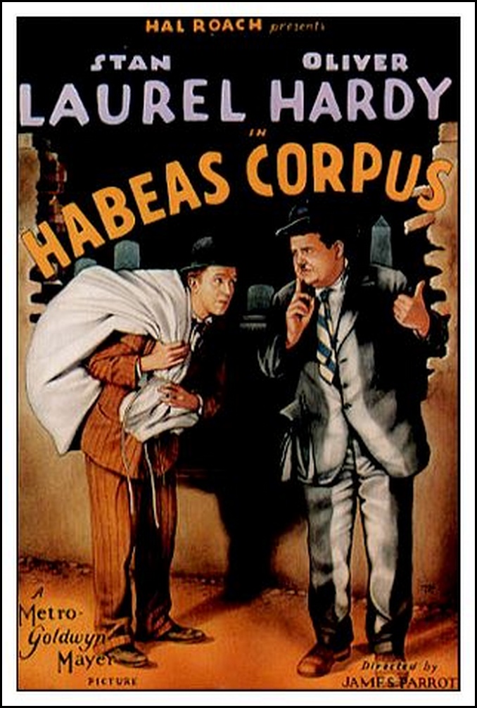 affiche du film Laurel et Hardy: Habeas corpus