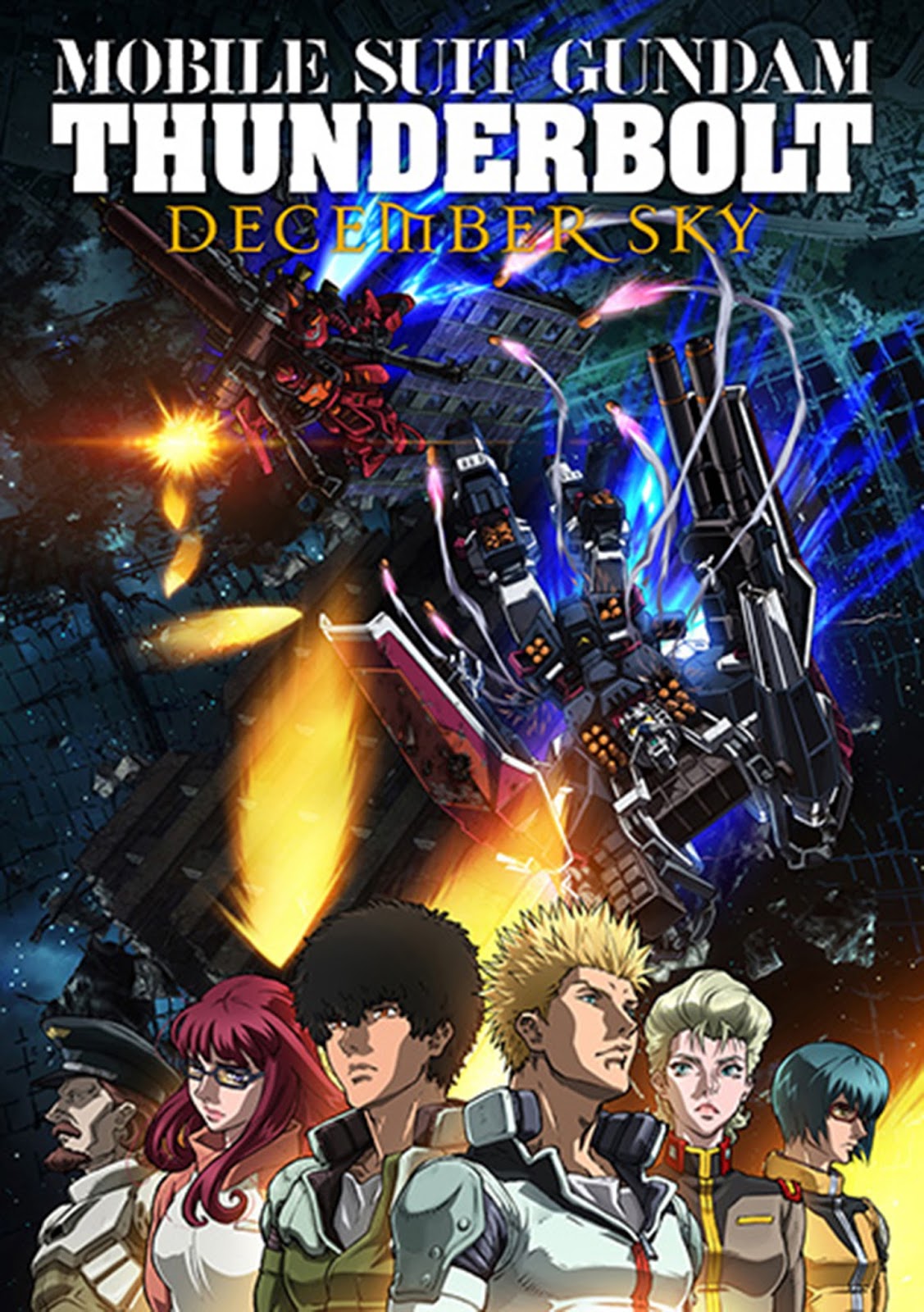 affiche du film Mobile Suit Gundam Thunderbolt: December Sky