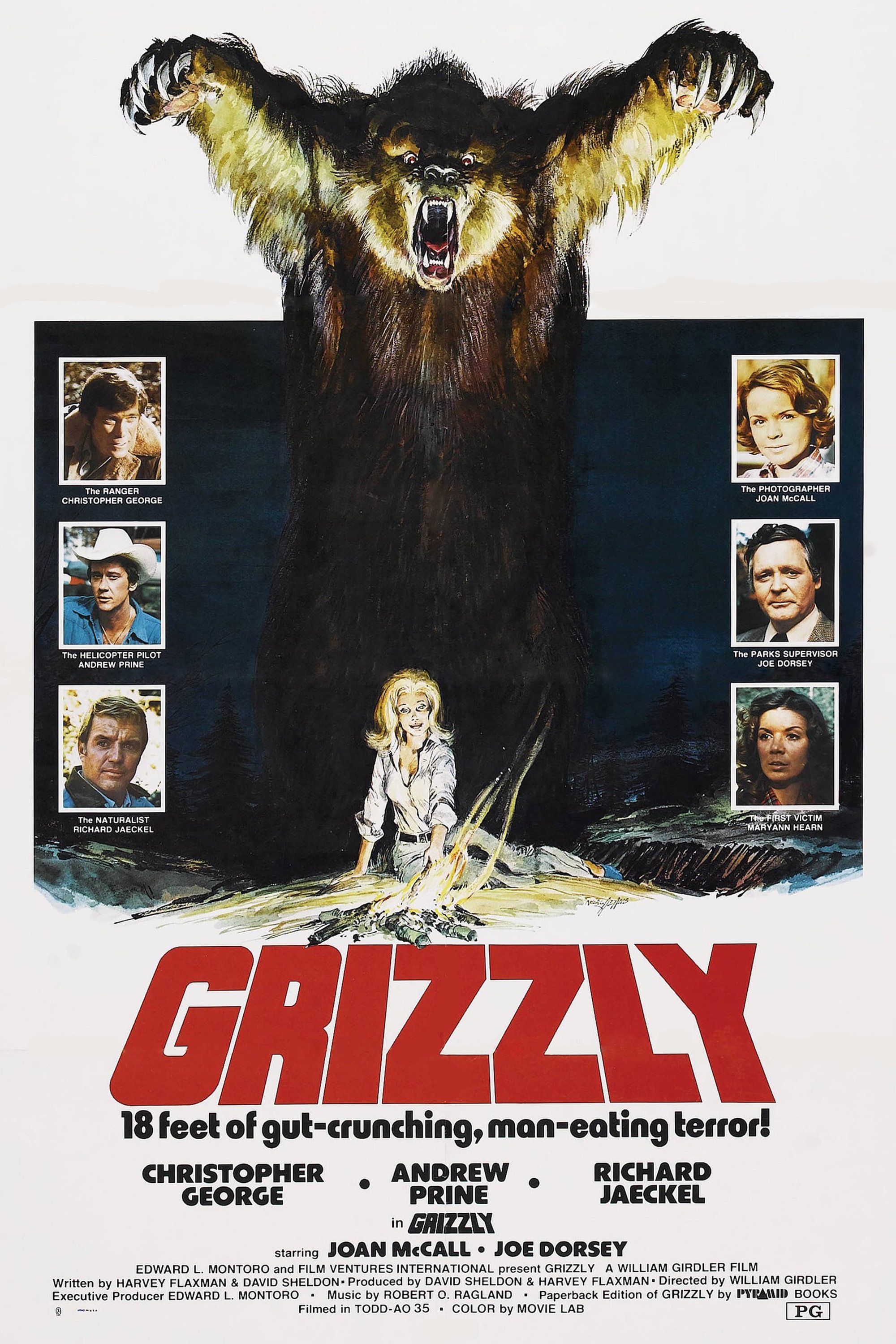 affiche du film Grizzly le monstre de la forêt