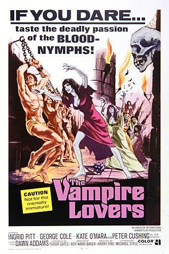affiche du film The Vampire Lovers