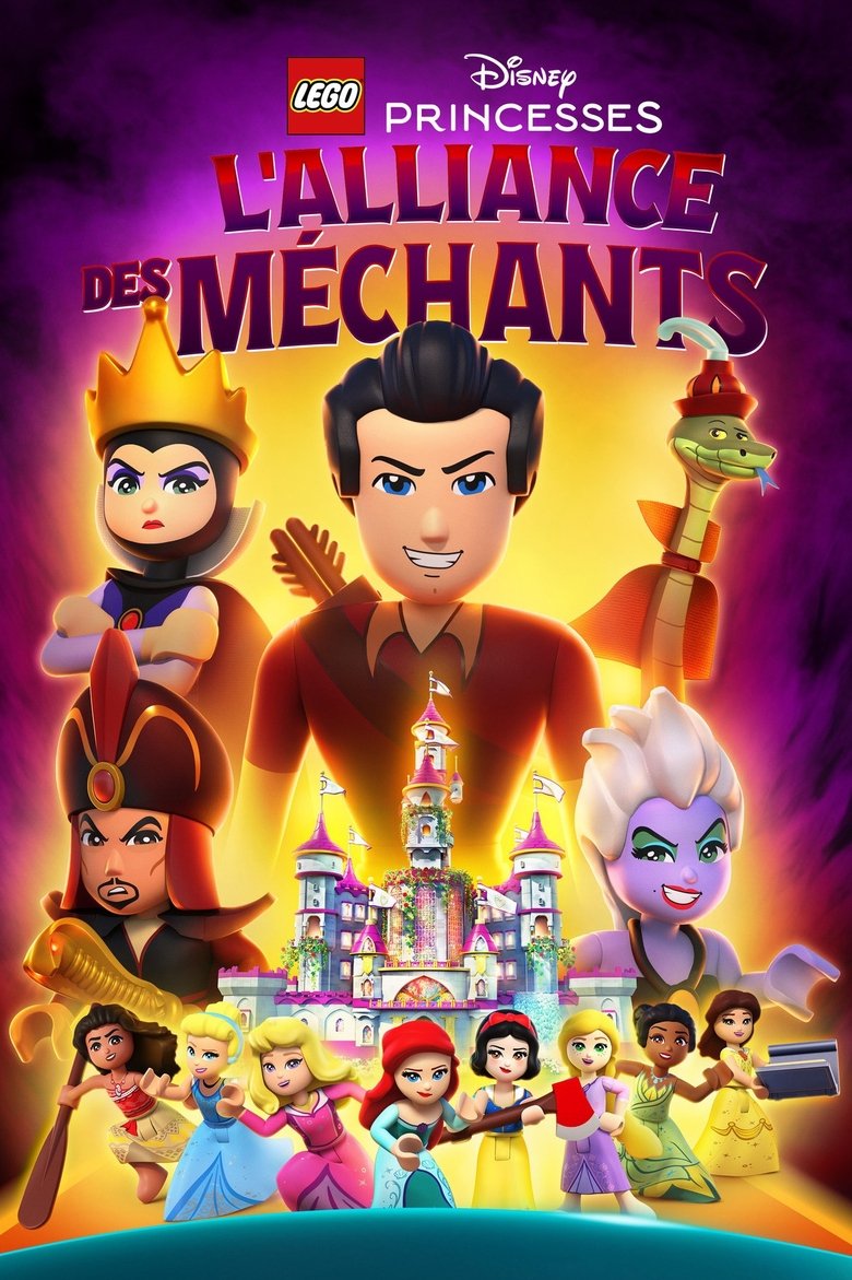 affiche du film LEGO Disney Princesse : L'alliance des Méchants