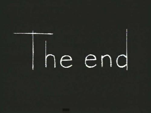 affiche du film The End