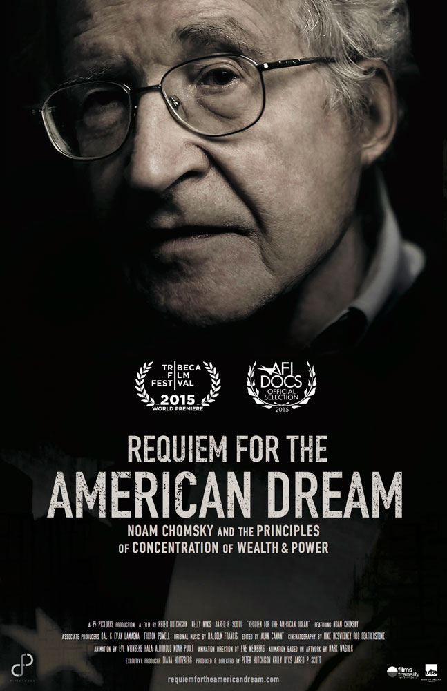 affiche du film Noam Chomsky : Requiem pour le rêve américain