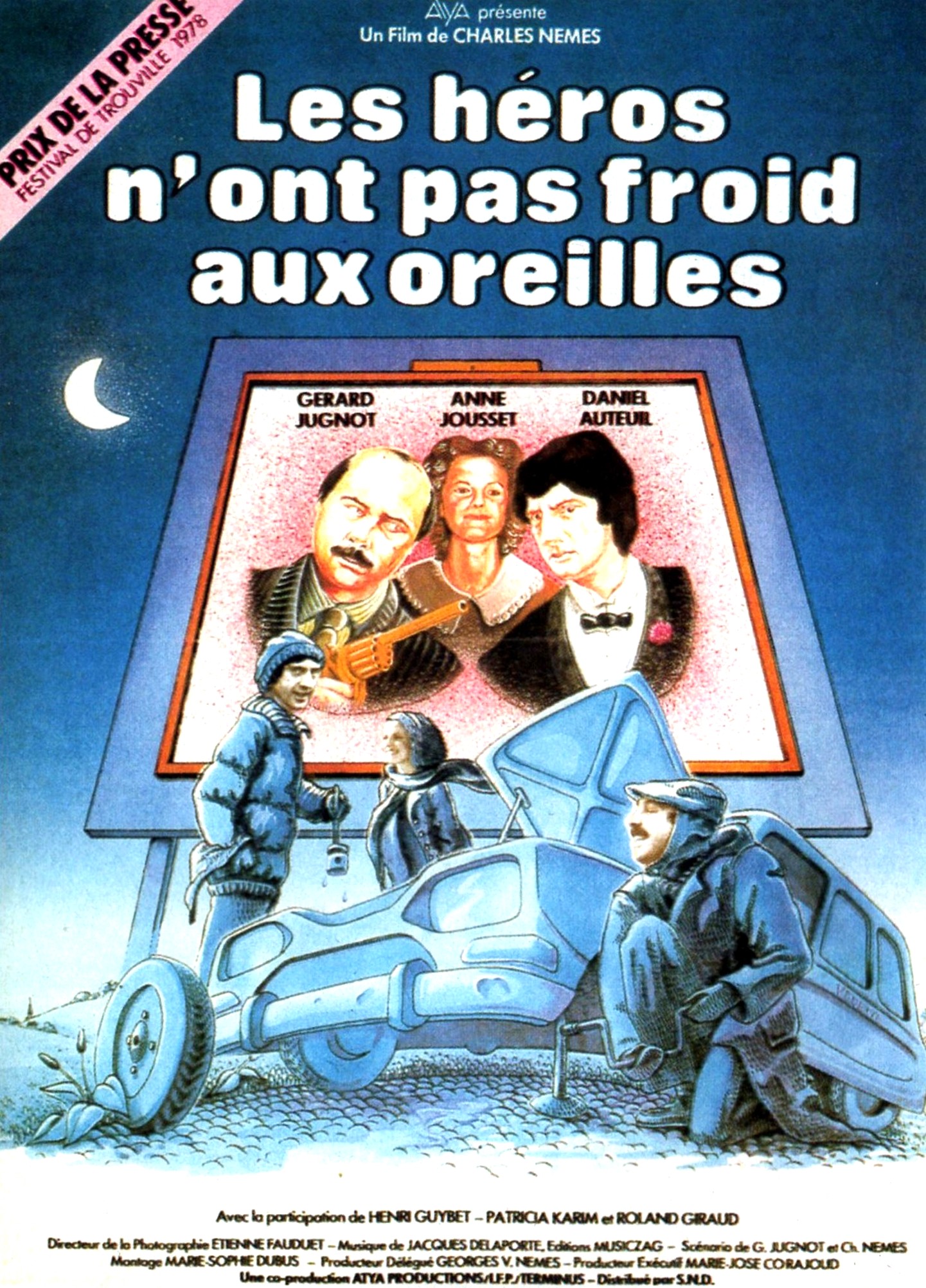 affiche du film Les Héros n'ont pas froid aux oreilles