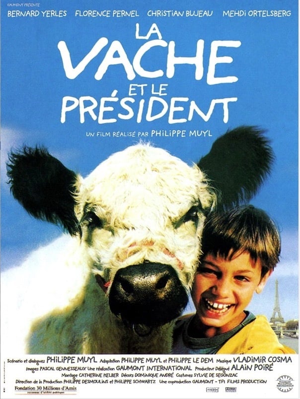 affiche du film La vache et le président