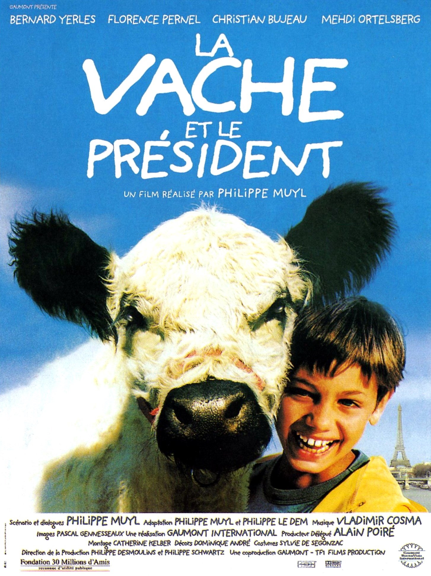 affiche du film La vache et le président