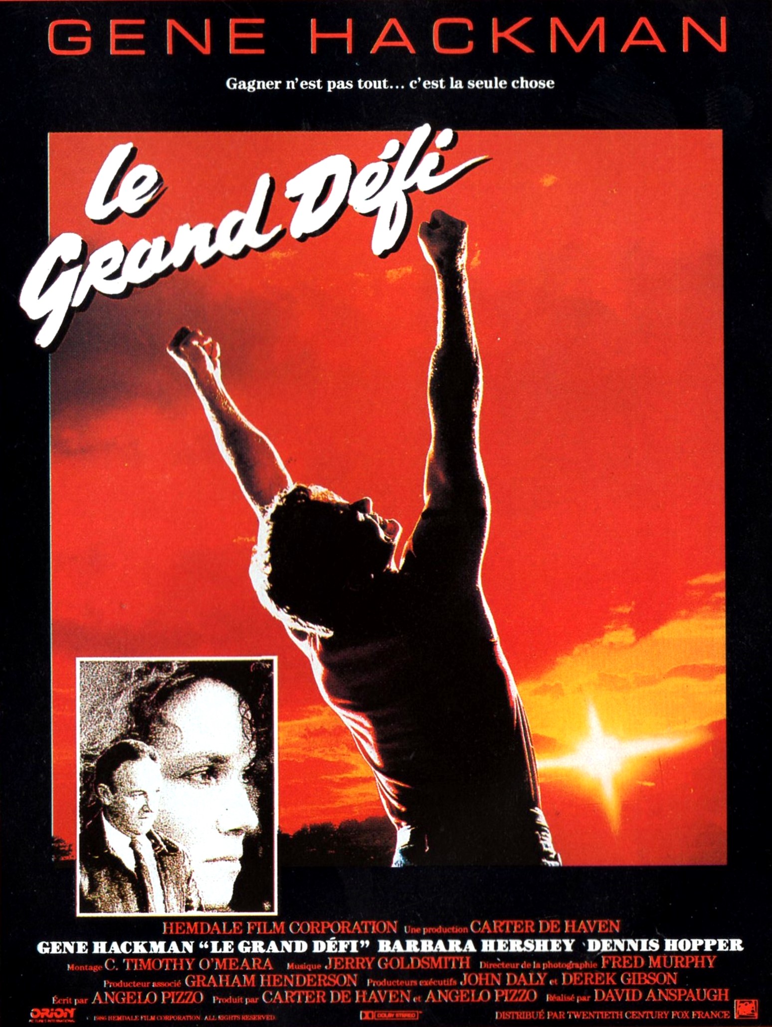 affiche du film Le grand défi