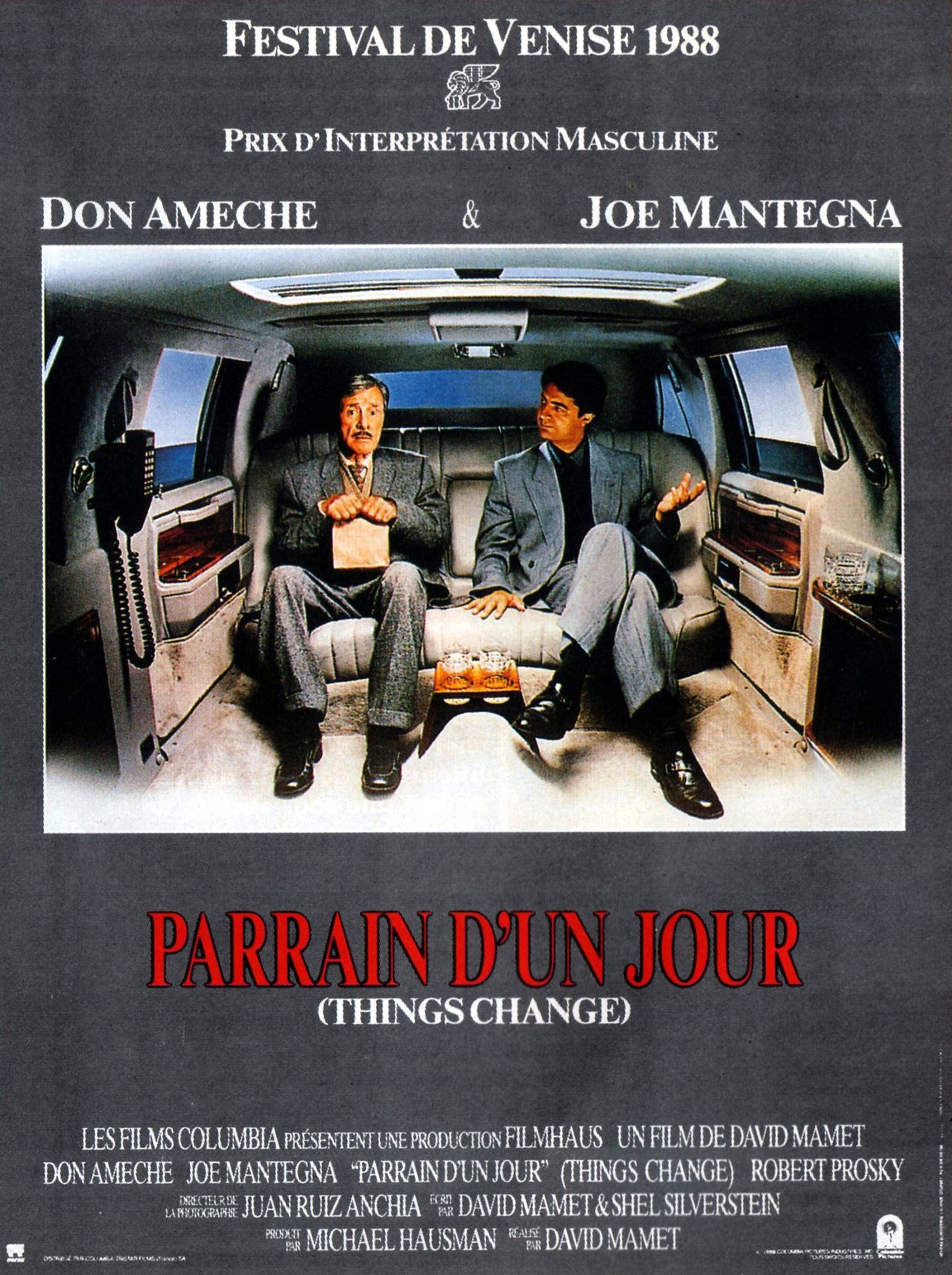 affiche du film Parrain d'un jour