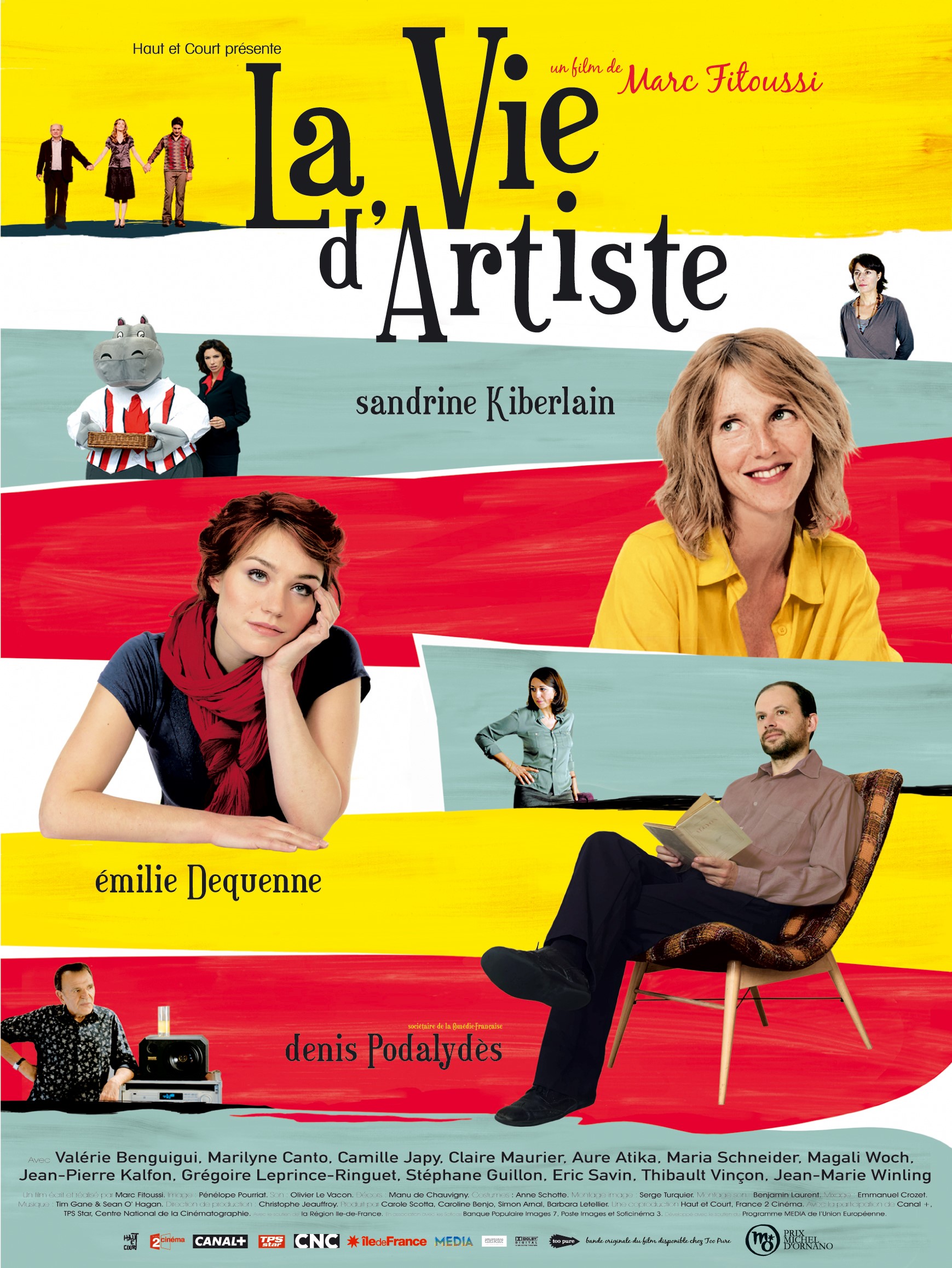 affiche du film La vie d'artiste