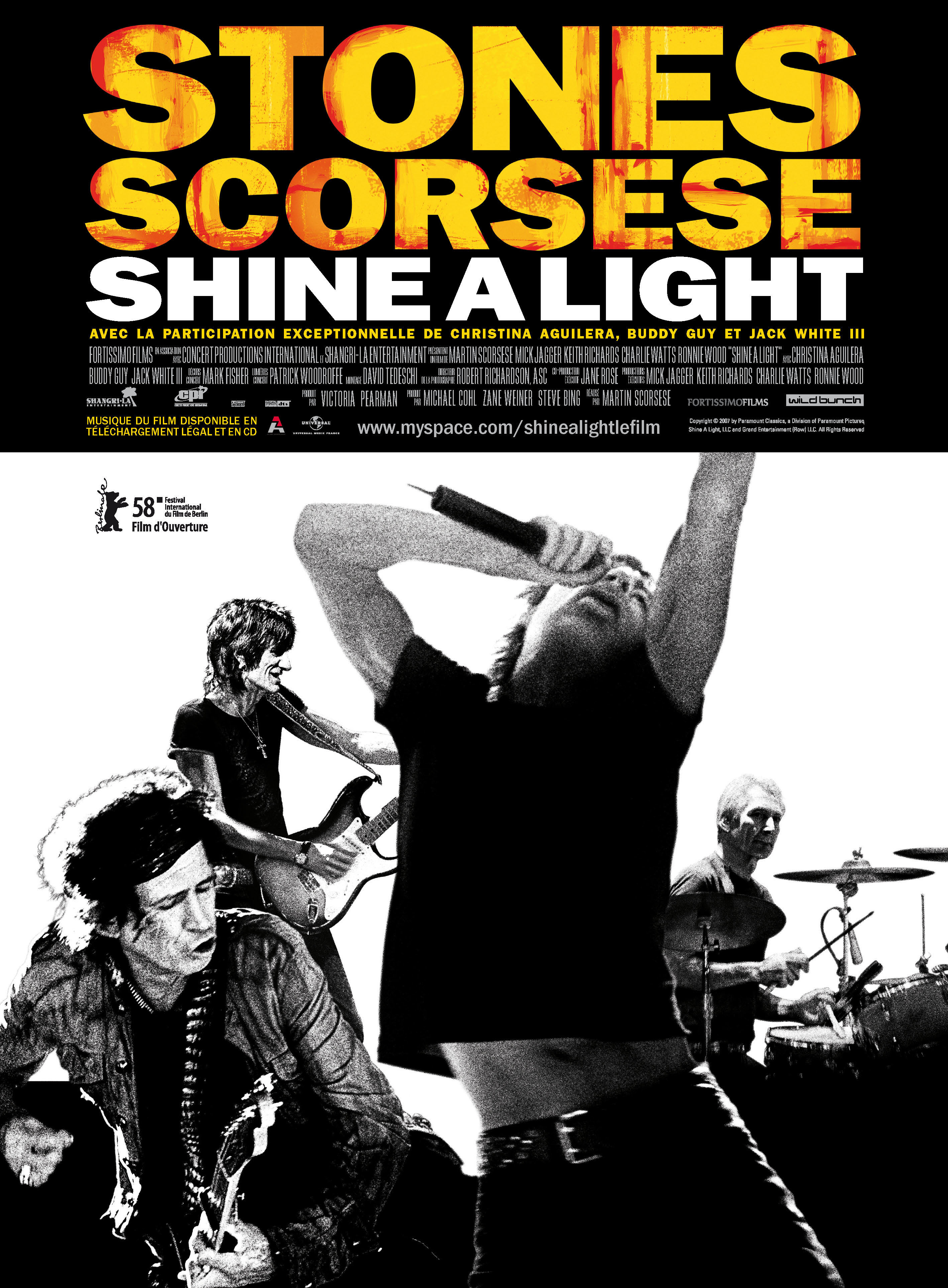 affiche du film Shine a Light
