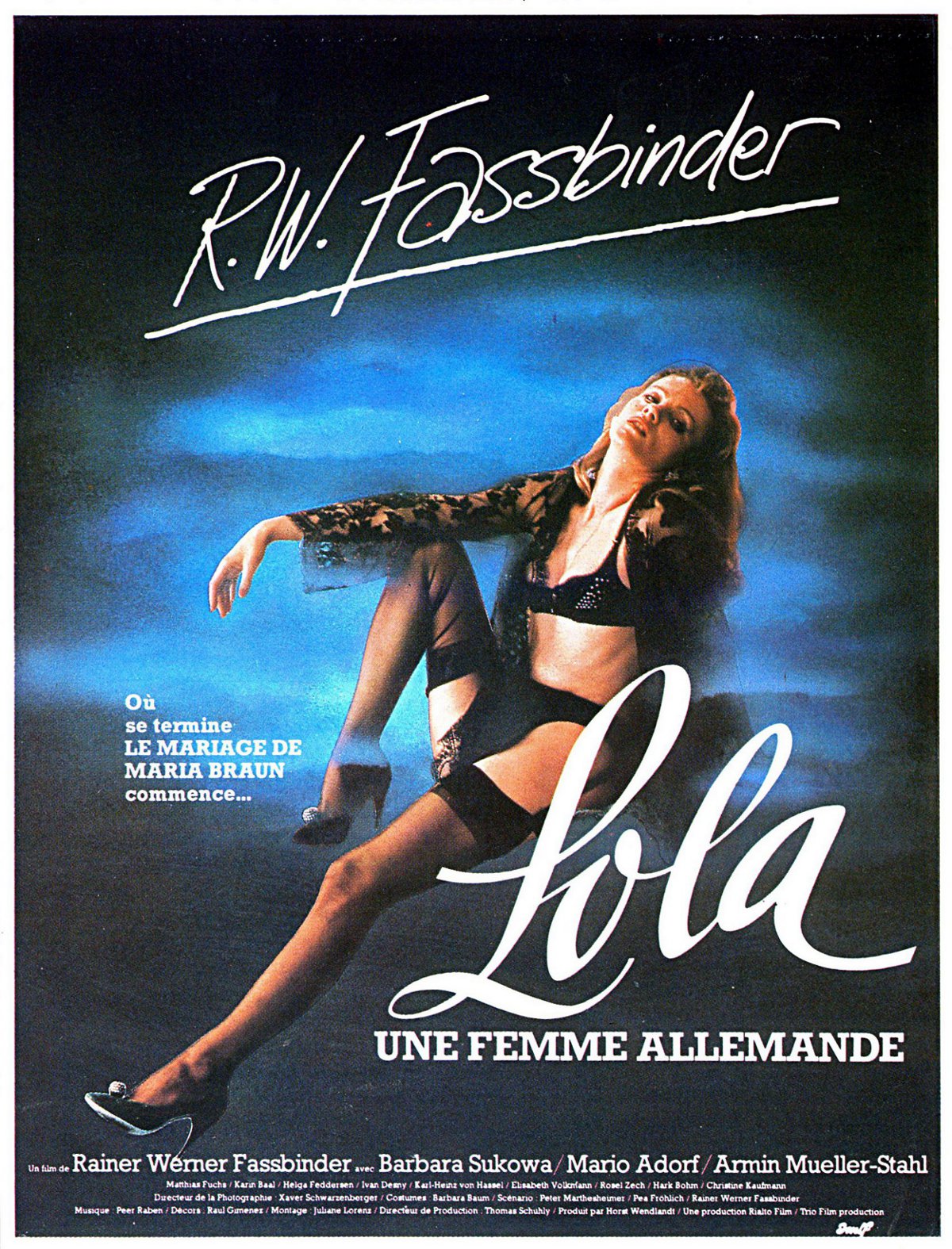 affiche du film Lola, une femme allemande
