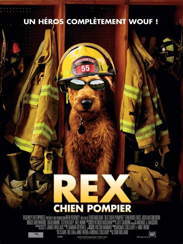 affiche du film Rex, chien pompier