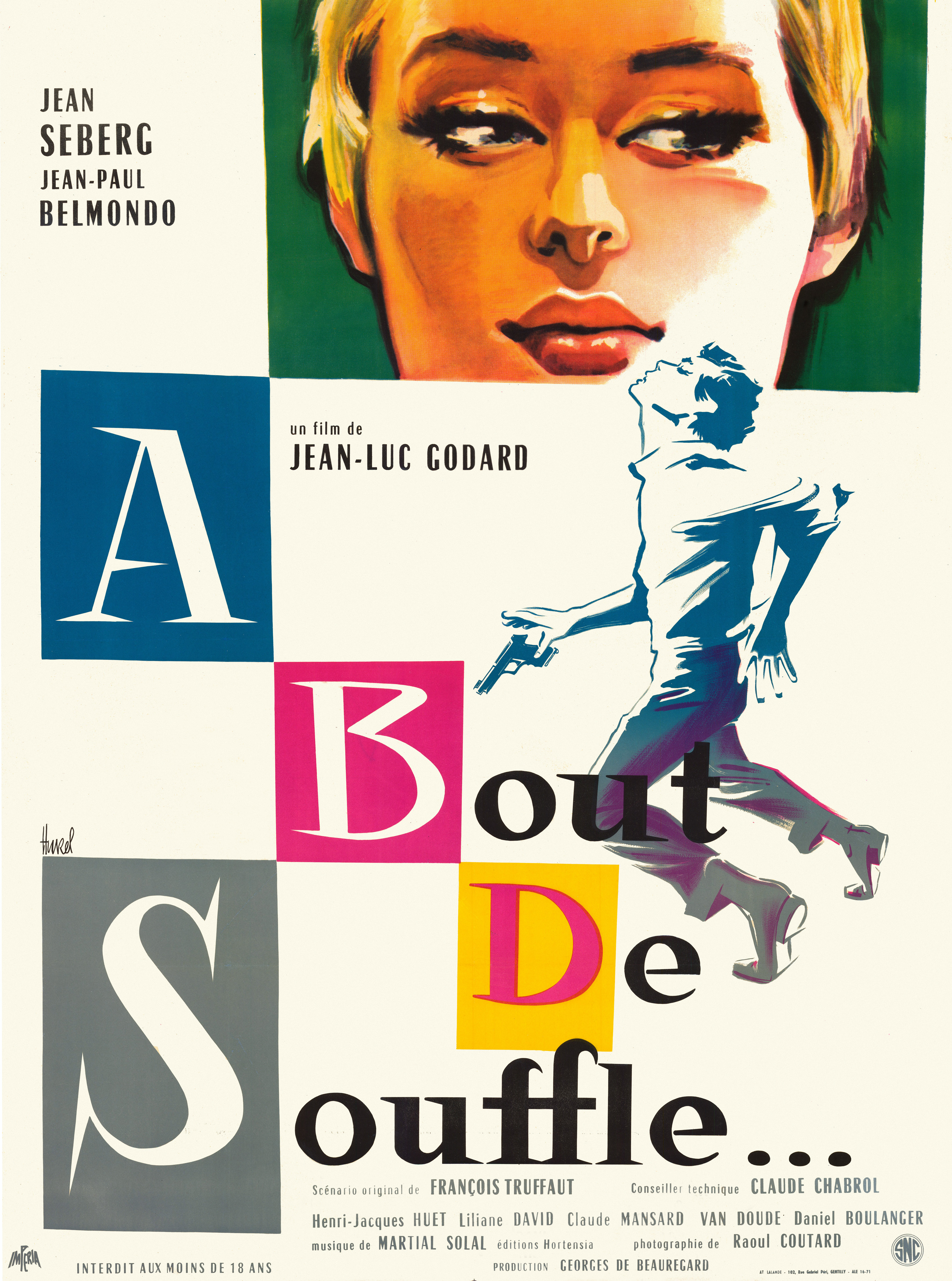 affiche du film À bout de souffle