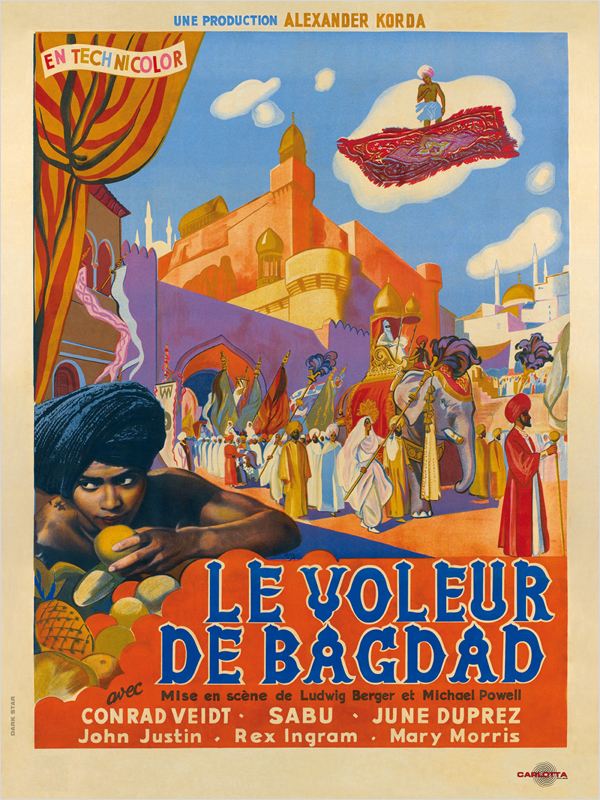 affiche du film Le voleur de Bagdad (1940)