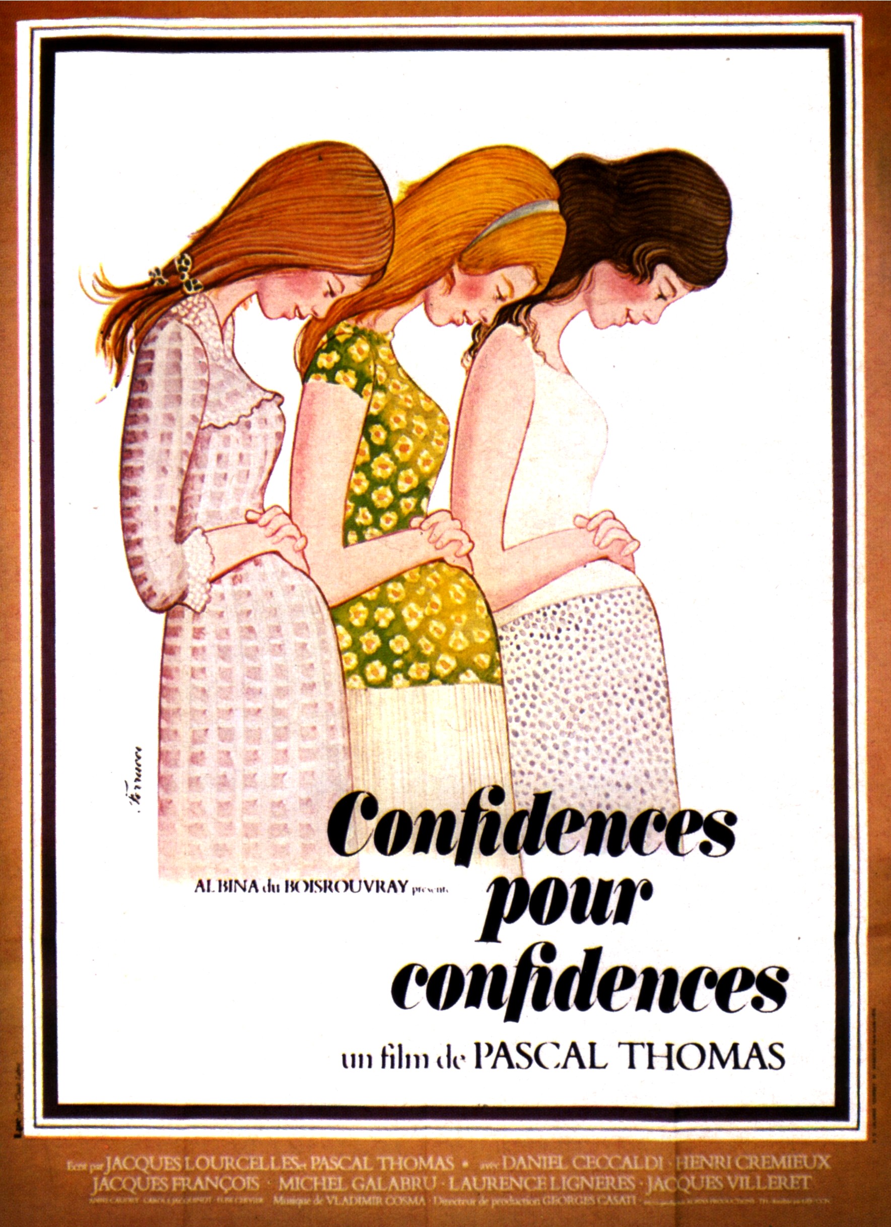 affiche du film Confidences pour confidences