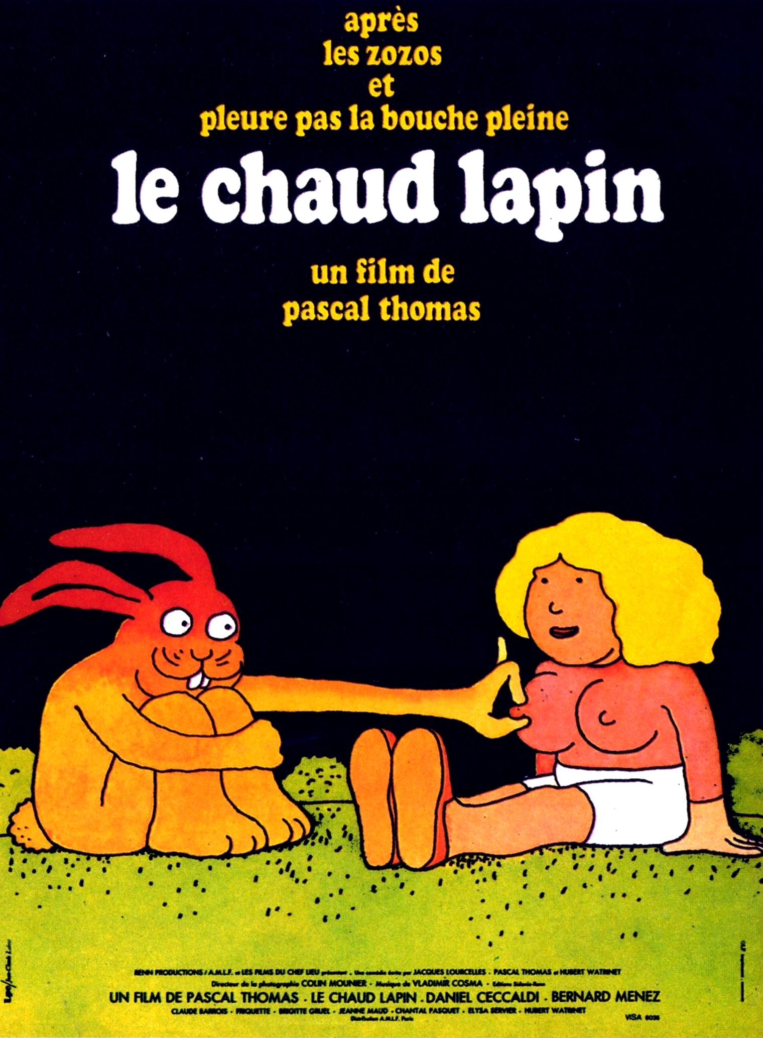affiche du film Le chaud lapin