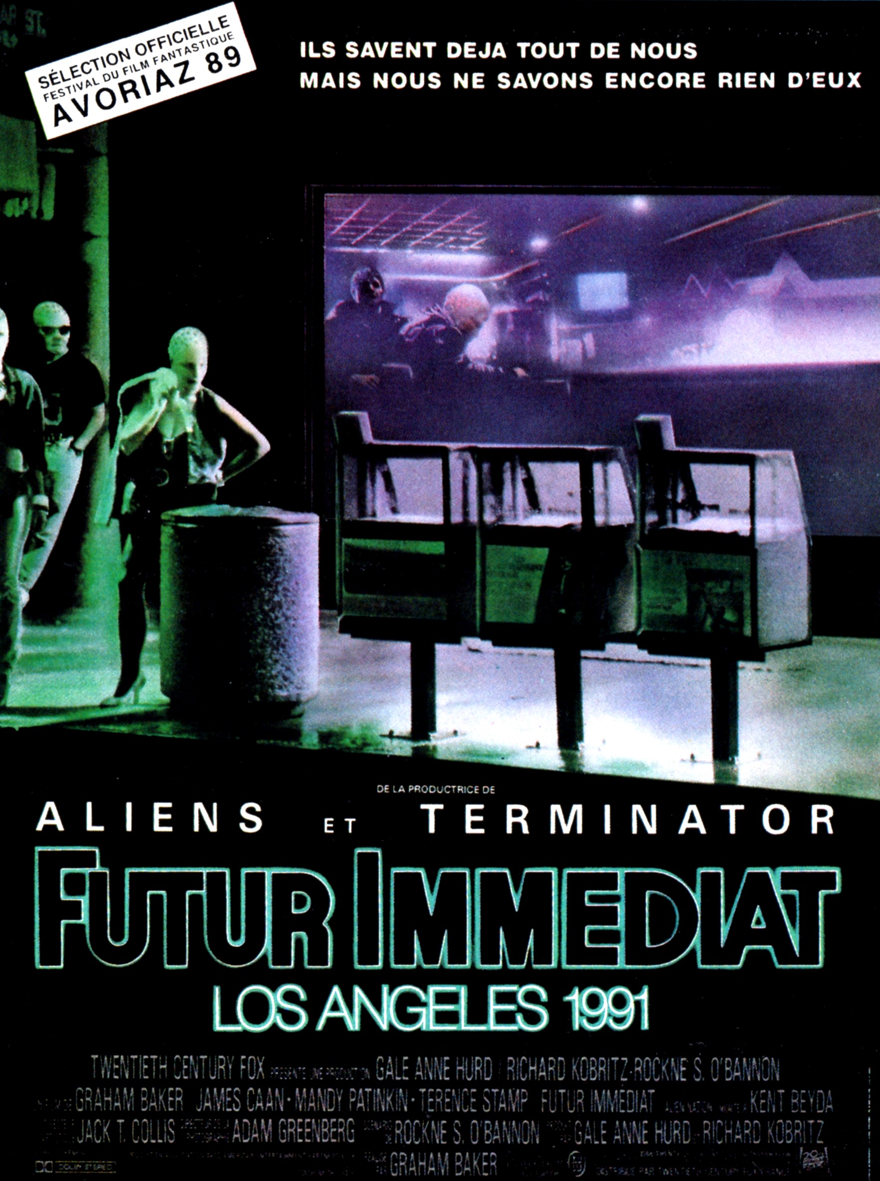 affiche du film Futur immédiat, Los Angeles 1991