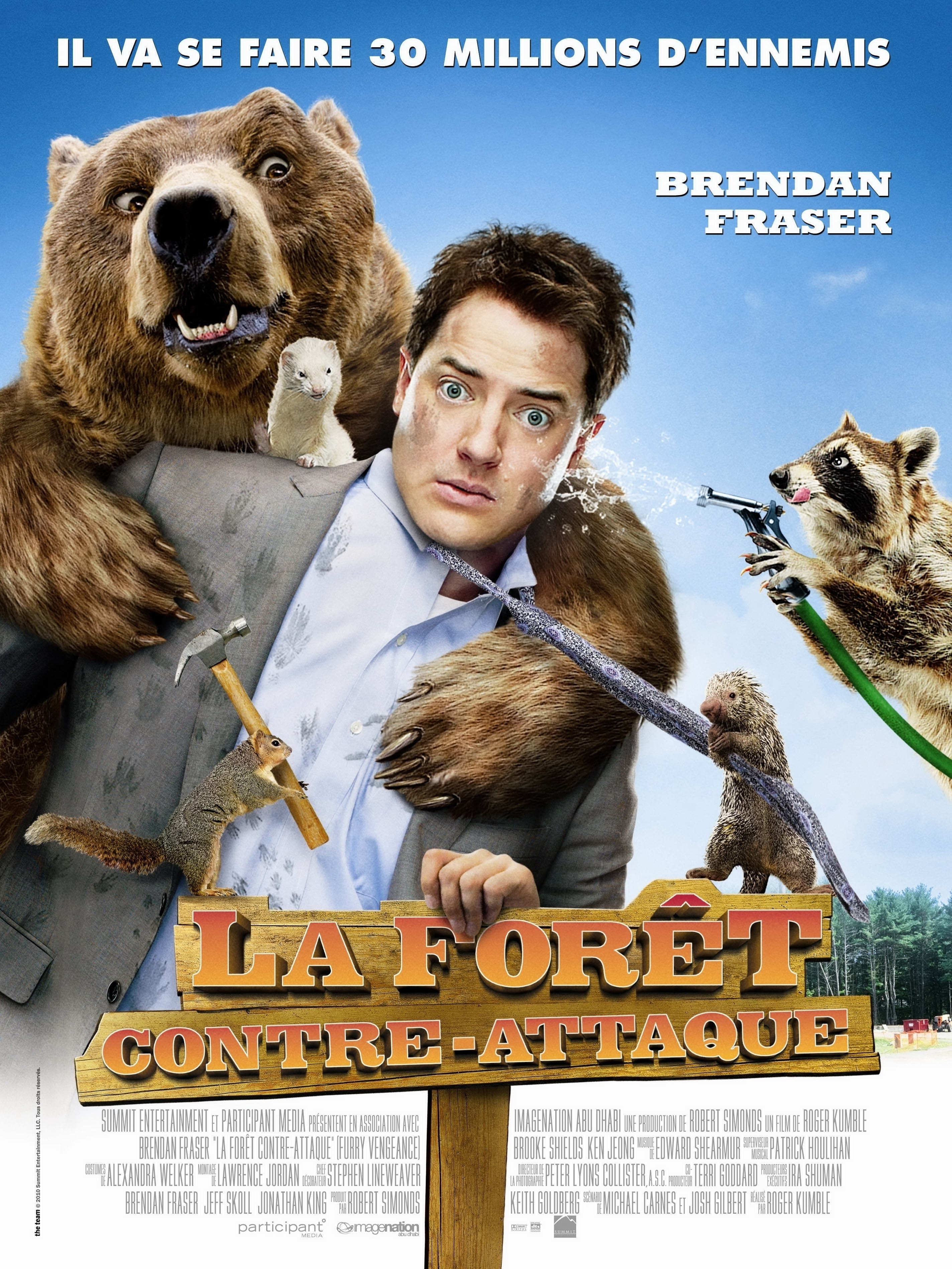 affiche du film La forêt contre-attaque