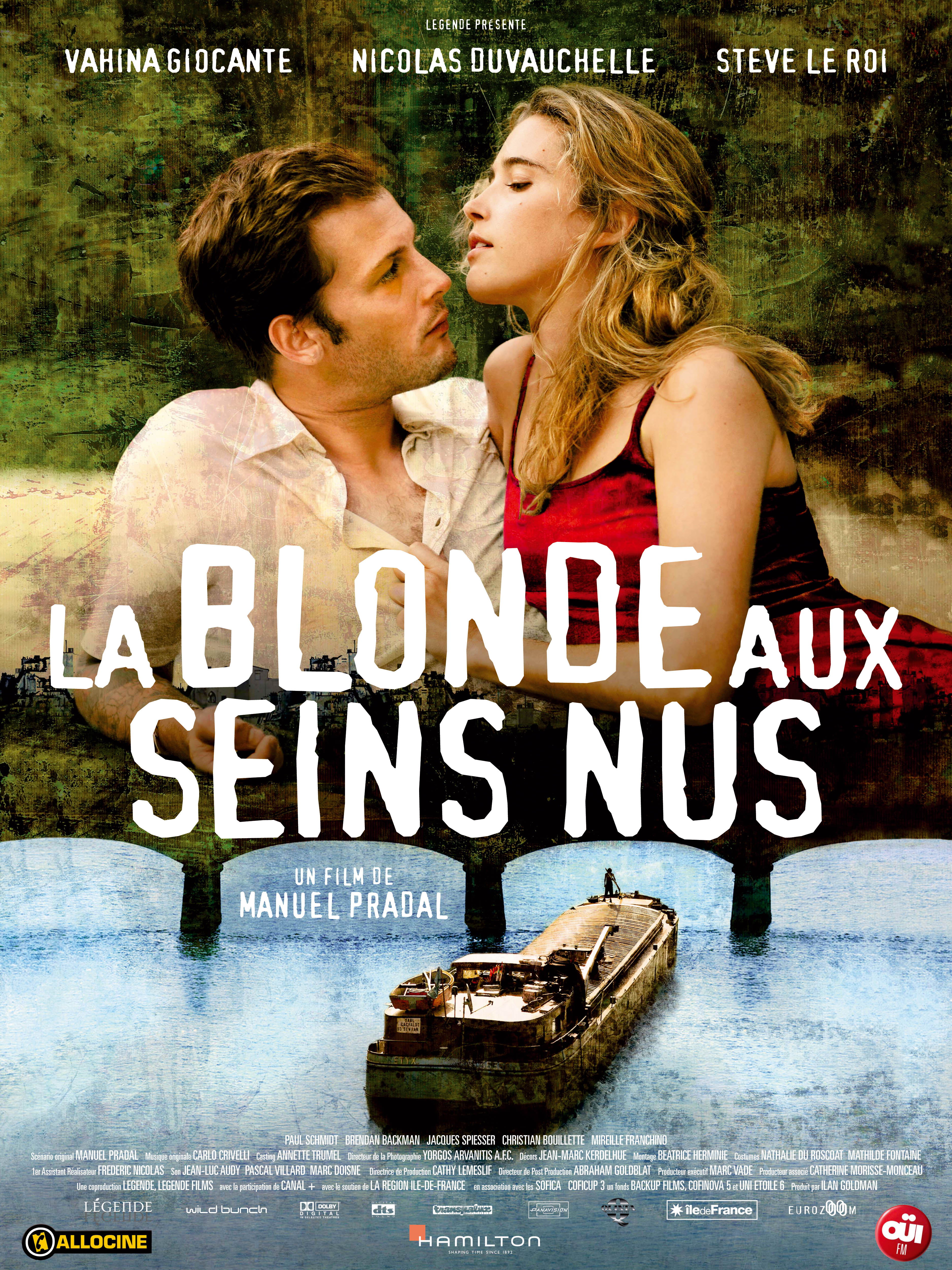 affiche du film La blonde aux seins nus