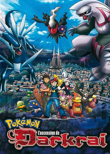 affiche du film Pokémon 10 : L'Ascension de Darkrai