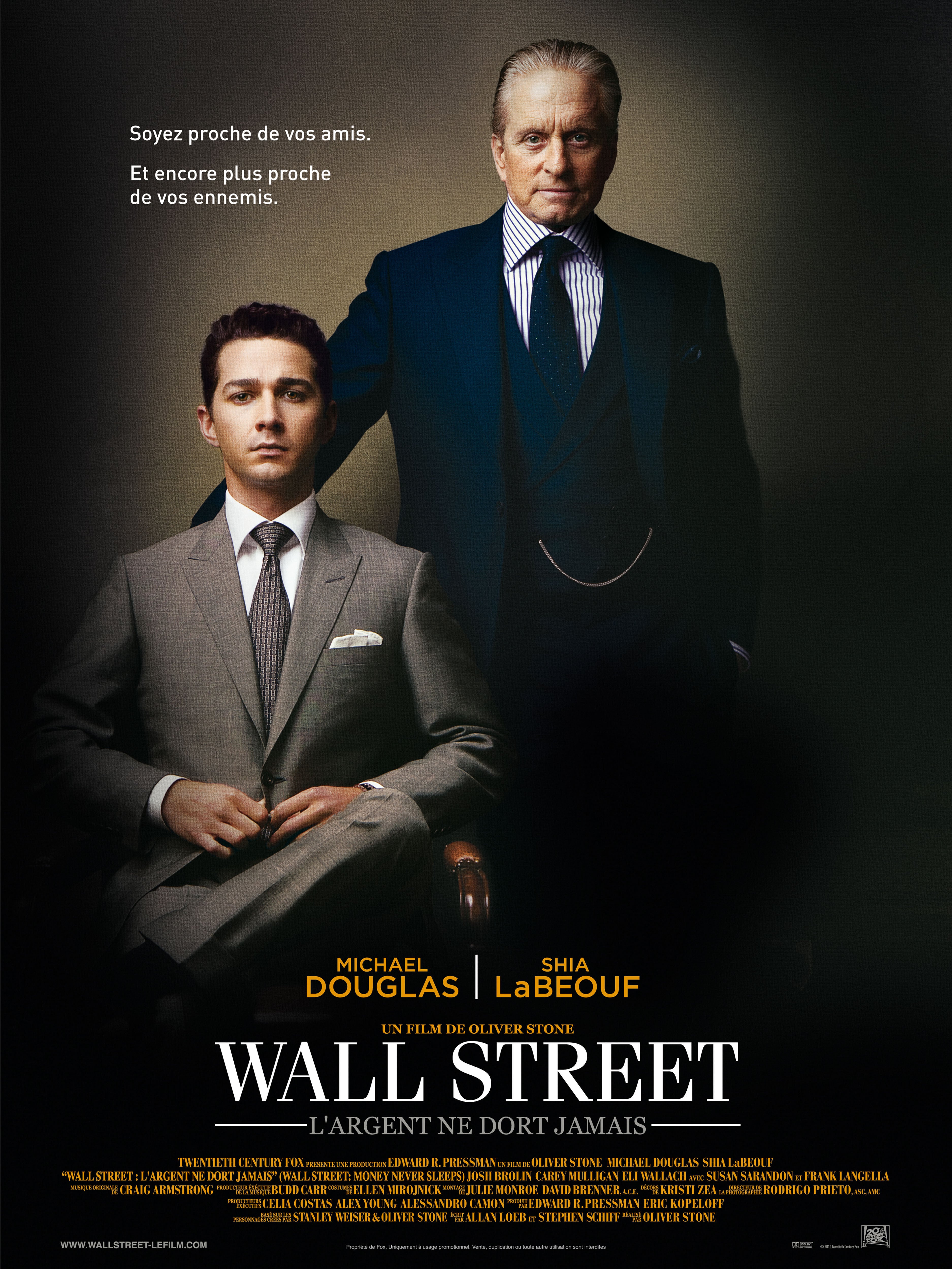 affiche du film Wall Street : L'argent ne dort jamais