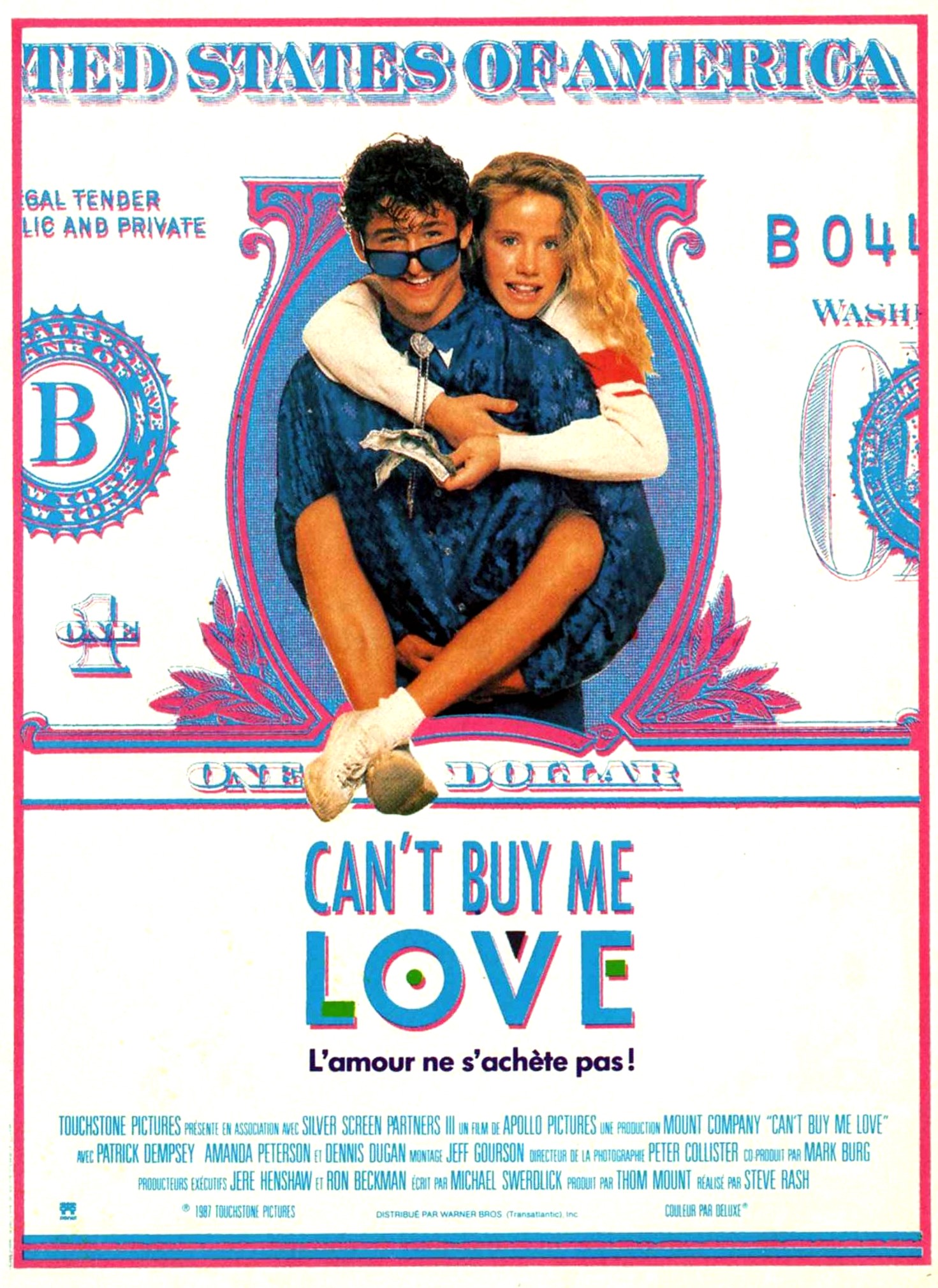 affiche du film L'amour ne s'achète pas (1987)