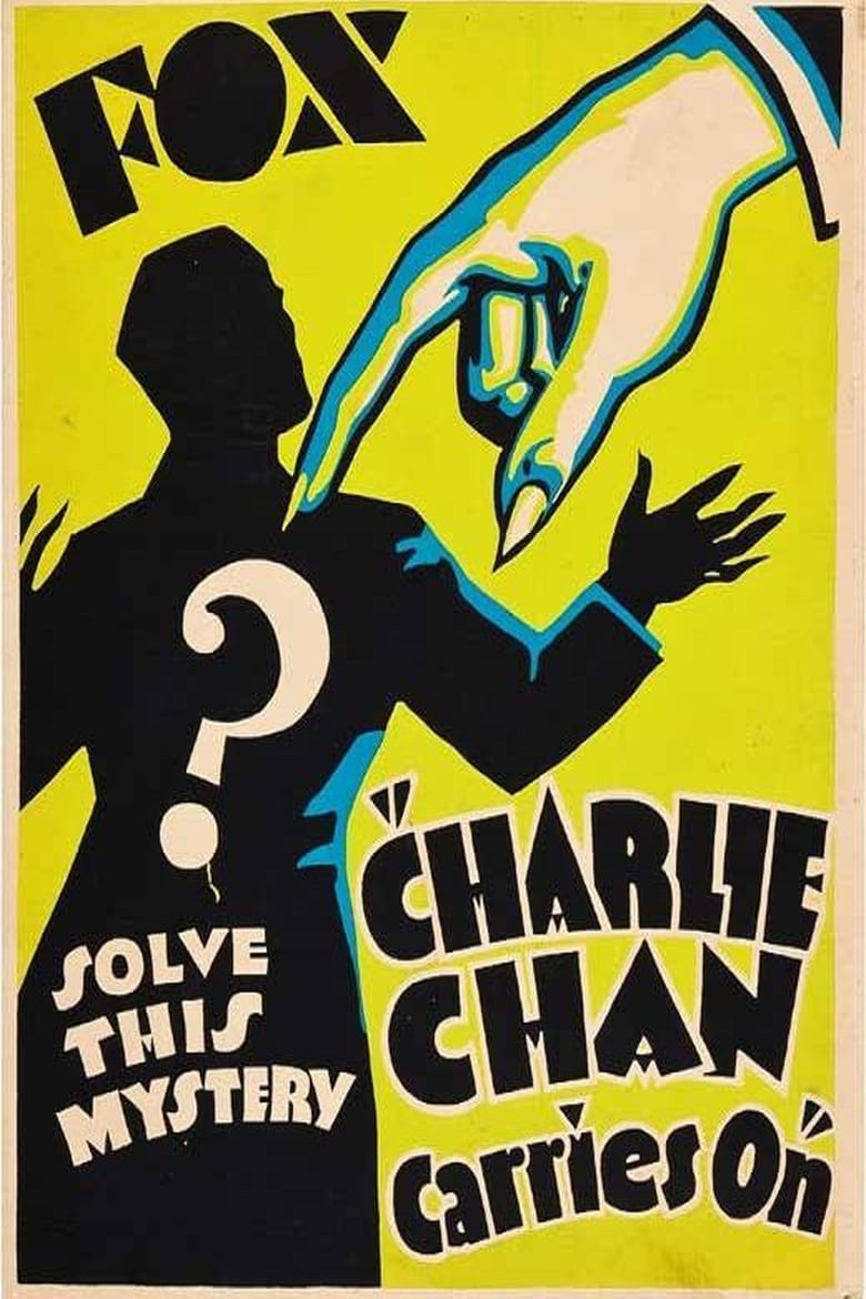 affiche du film Charlie Chan Carries On
