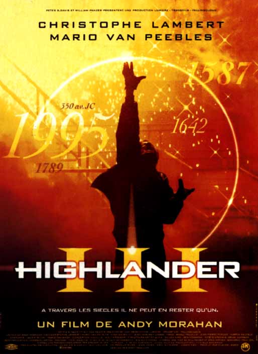 affiche du film Highlander III