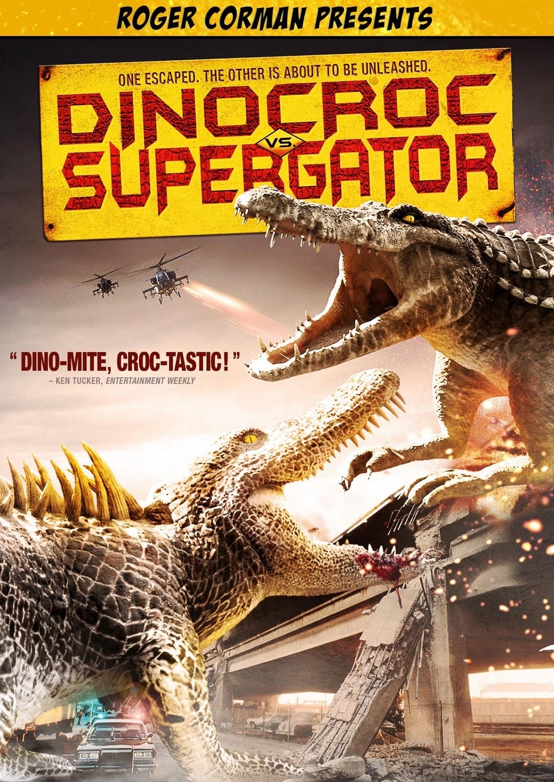affiche du film Dinocroc vs. Supergator