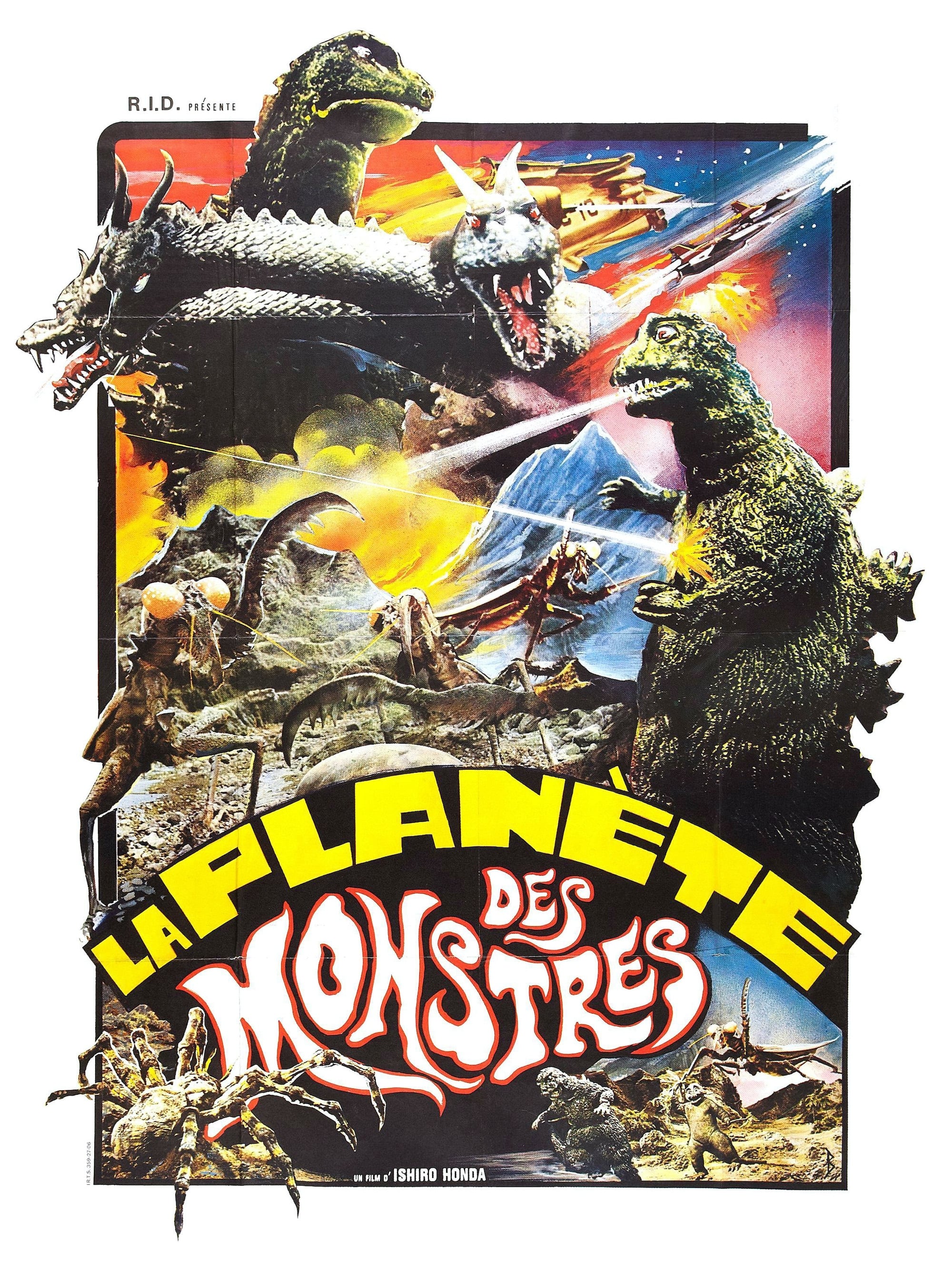 affiche du film La planète des monstres