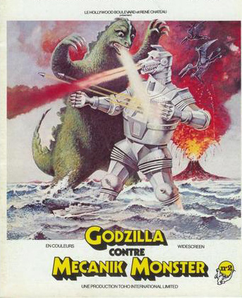 affiche du film Godzilla contre Mecanik Monster