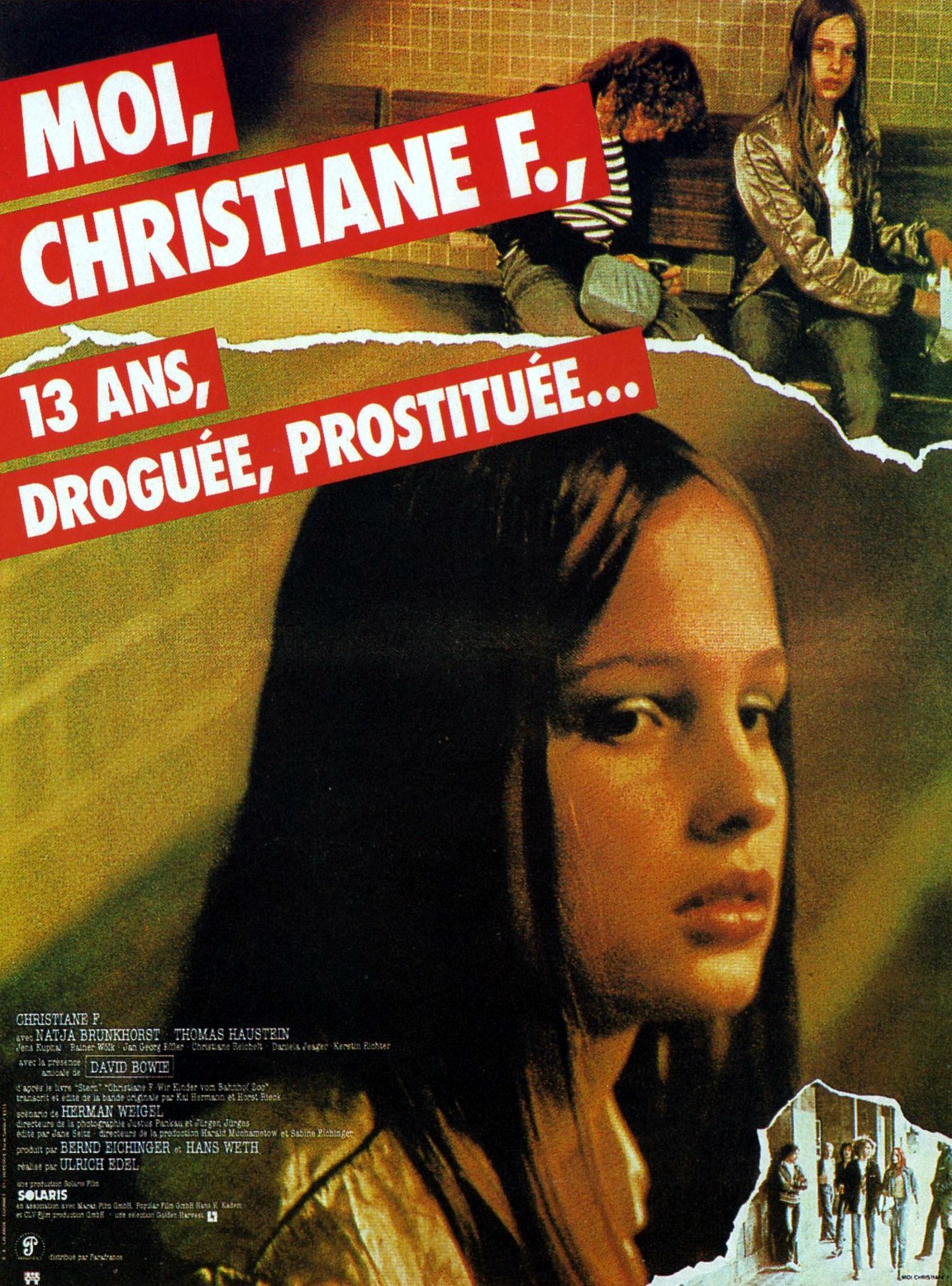 affiche du film Moi, Christiane F., 13 ans, droguée, prostituée...
