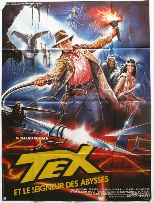 affiche du film Tex et le seigneur des abysses