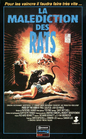 affiche du film La Malédiction Des Rats