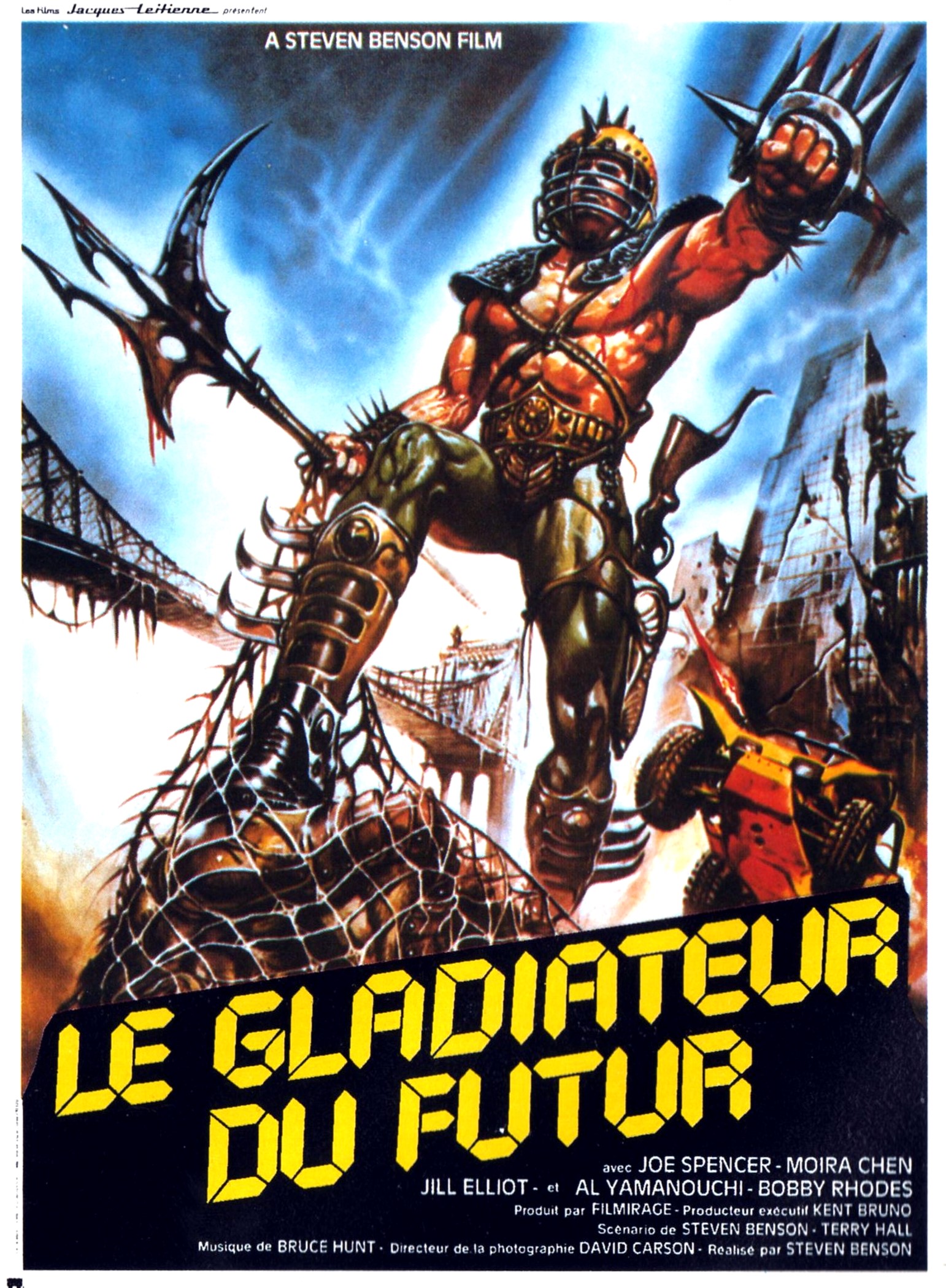 affiche du film Le Gladiateur du futur