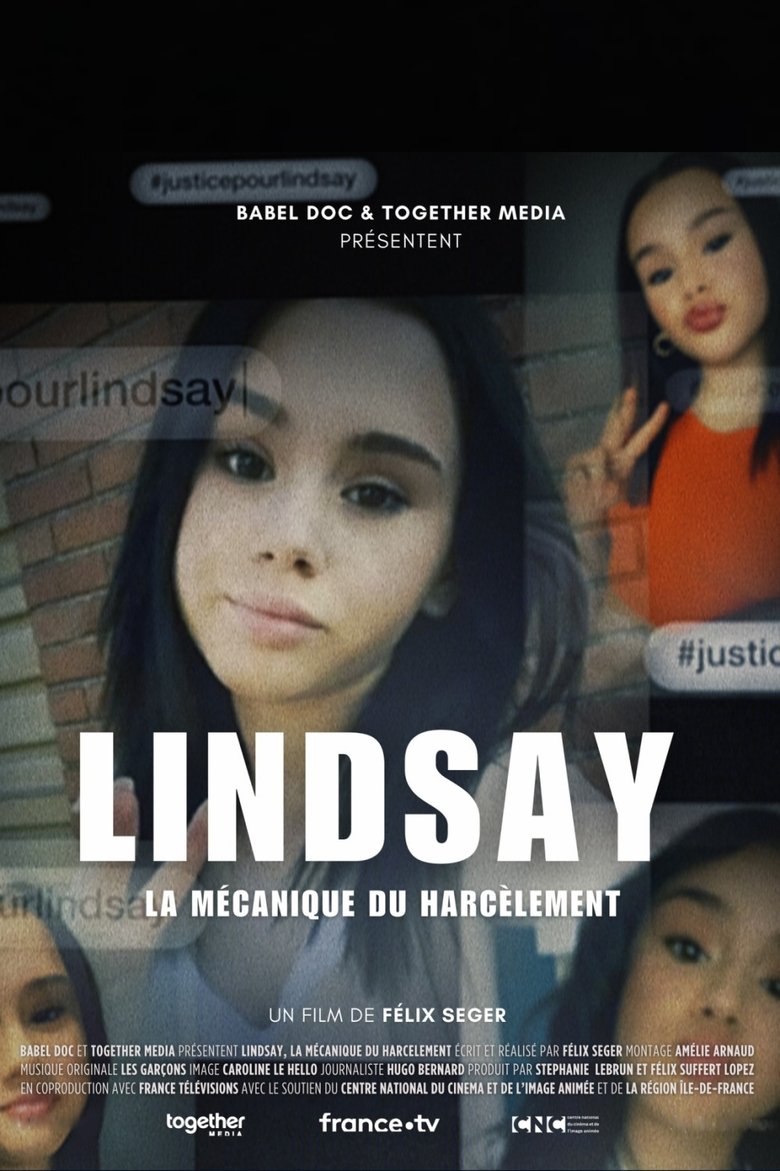 affiche du film Lindsay, la mécanique du harcèlement