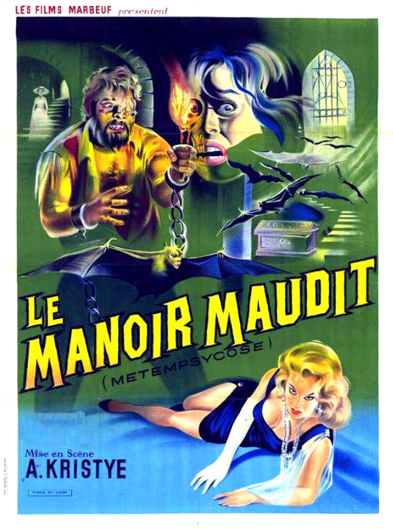 affiche du film Le Manoir Maudit