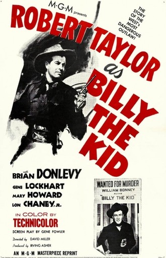 affiche du film Billy the Kid le réfractaire