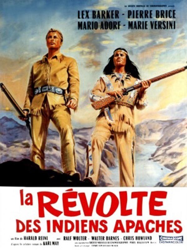affiche du film La Révolte des Indiens Apaches