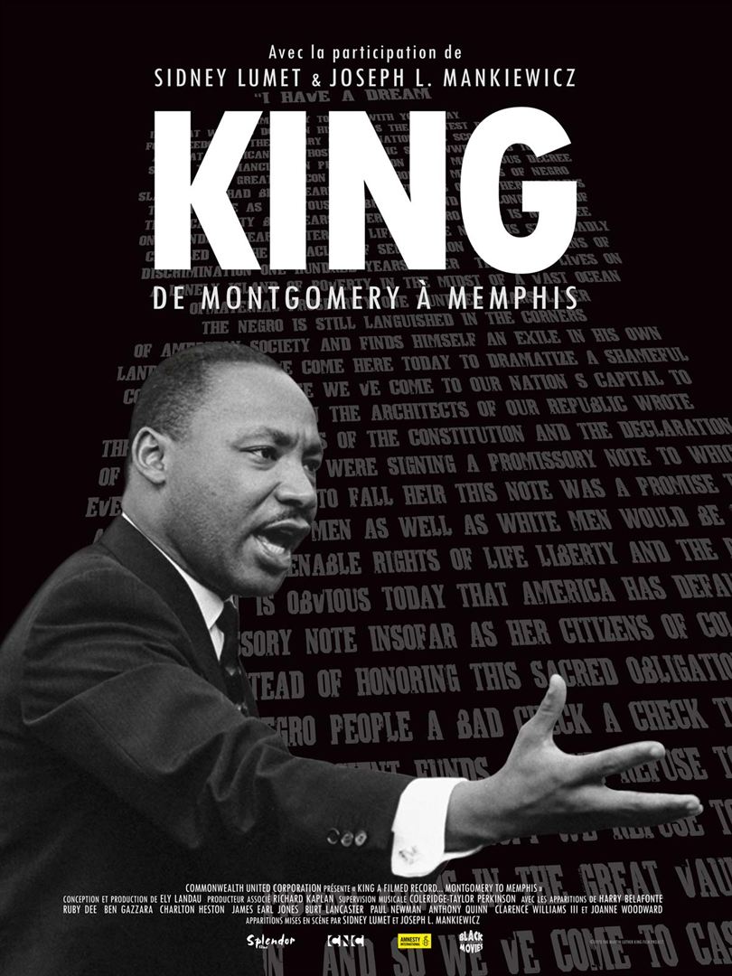 affiche du film King : de Montgomery à Memphis